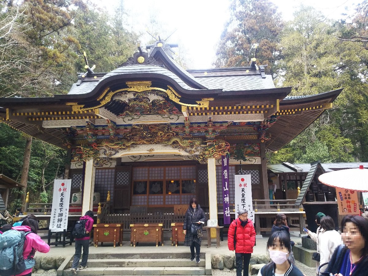 クリックで拡大表示<寳登山神社/埼玉県長瀞町>