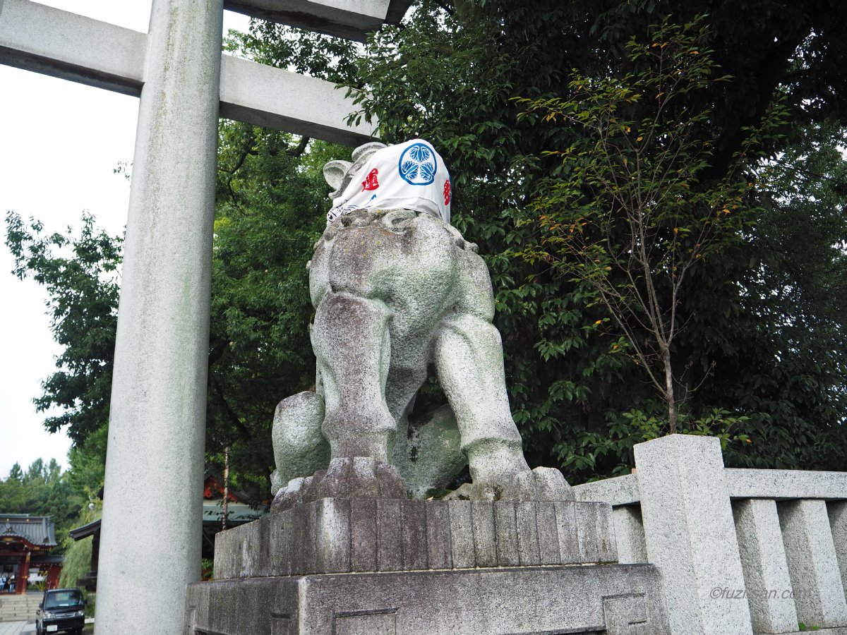 クリックで拡大表示<秩父神社/阿形狛犬>