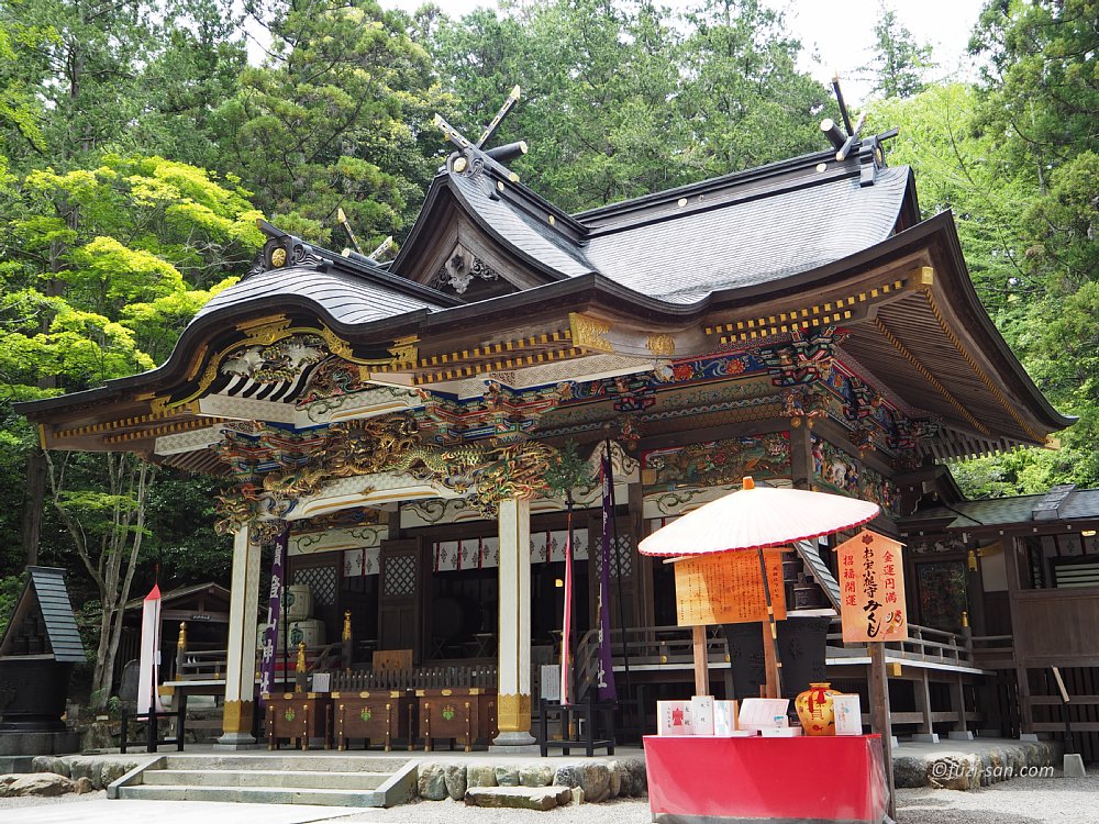 クリックで拡大表示<宝登山神社/長瀞町>