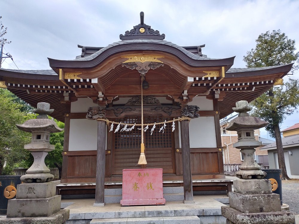 クリックで拡大表示<青柳稲荷神社/国立市>