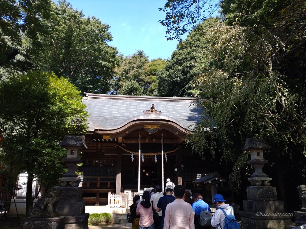 クリックで拡大表示<石神井氷川神社/練馬区>