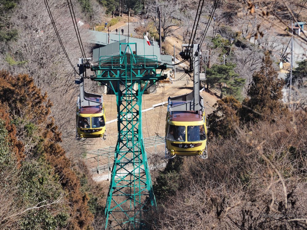 クリックで拡大表示<宝登山ロープウェイ>